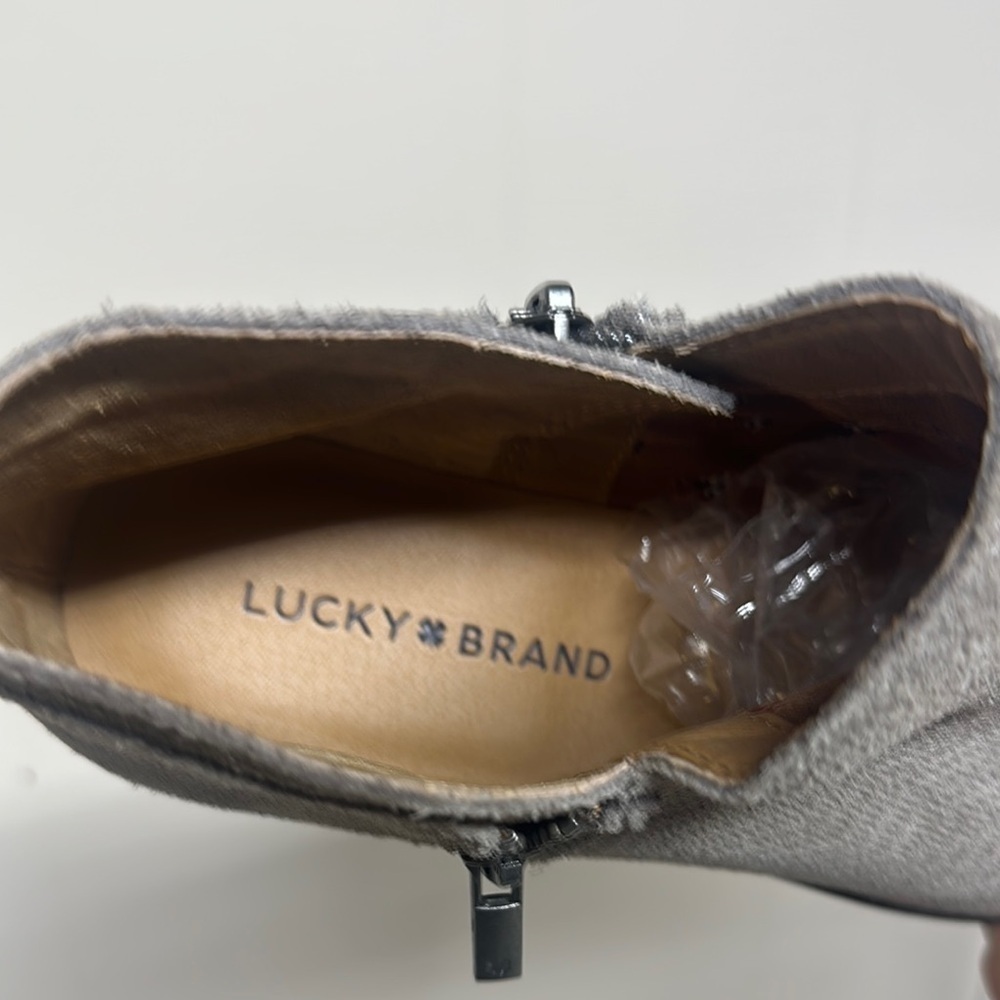 Lucky Brand Gray Suede Chelsea Boots - Picture 2 of 16
